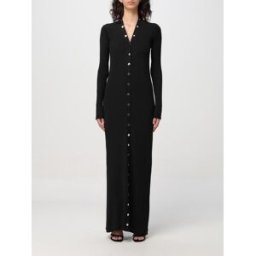 The Attico Abito modello cardigan a coste Nero Taglia 40