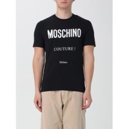 Moschino T-shirt in jersey organico Nero Taglia 46
