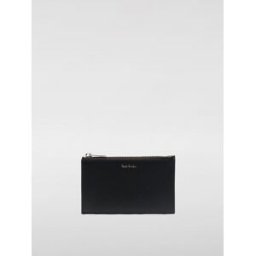 Paul Smith Portamonete Signature Stripes in pelle Nero Taglia OS