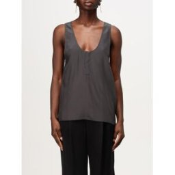 Saint Laurent Top in seta Nero Taglia 36