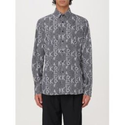 Lagerfeld Camicia in cotone stampato Nero Taglia 42