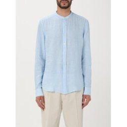 Xc Camicia in lino Celeste Taglia S