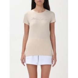Armani T-shirt in jersey stretch Beige Taglia M
