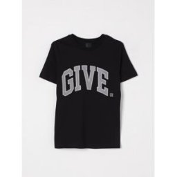 Givenchy T-shirt in cotone con maxi logo Nero Taglia 8