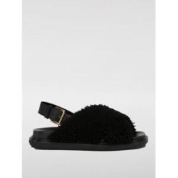 Marni Sandalo in shearling Nero Taglia 40