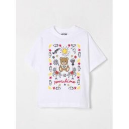 Moschino T-shirt in cotone con stampa Teddy Bianco Taglia 12
