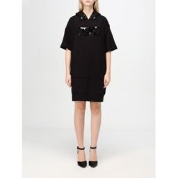 Michael Kors Abito in cotone con logo Nero Taglia L