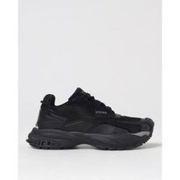 Versace Sneakers Mercury M_VS_04 in pelle e mesh Nero Taglia 45