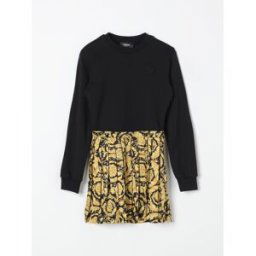 Versace Abito in cotone con gonna Baroque Fantasia Taglia 6