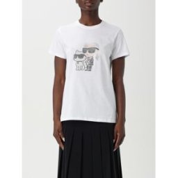 Lagerfeld T-shirt in cotone Bianco Taglia S
