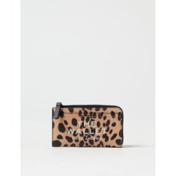 Marc Jacobs Portacarte The Wallet in pelle animalier Nero Taglia OS