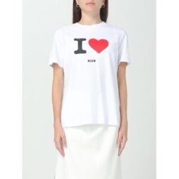 Msgm T-shirt in cotone Bianco Taglia S
