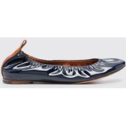 Lanvin Ballerina in vernice Blue Taglia 36