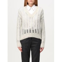 Brunello Cucinelli Maglia Donna colore Grigio Grigio Taglia XL