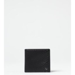 Valentino Garavani Portafoglio VLogo Signature in pelle stampa pitone Blue Taglia OS