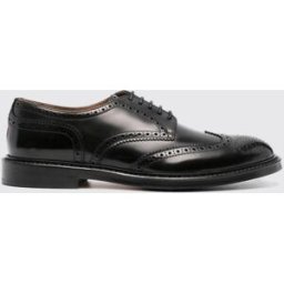 Doucal's Derby in pelle con motivo brogue Nero Taglia 41