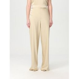 Patrizia Pepe Pantalone classico in crêpe Oro Taglia 44