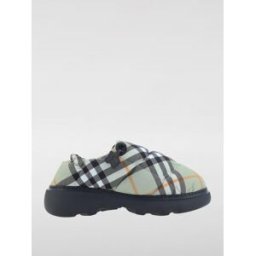 Burberry Sneakers Pillow Check in nylon imbottito Grigio Taglia 36