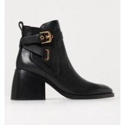 See By Chloé Stivaletto Averi in pelle con fibbia Nero 1 Taglia 37