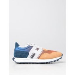 Hogan Sneakers H601 in siede e mesh Blue Taglia 9