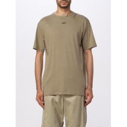Off-White T-shirt in cotone Beige Taglia L