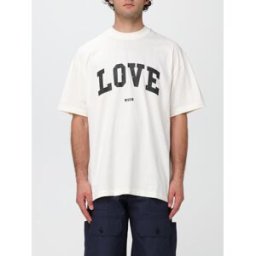 Msgm T-shirt in cotone Crema Taglia L