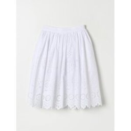 Dolce&Gabbana Gonna in Sangallo Bianco Taglia 6