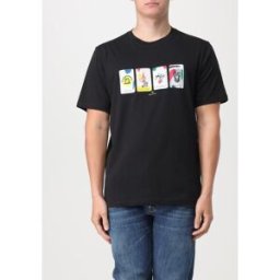 Paul Smith T-shirt Tarot Cards in cotone con stampa Nero Taglia L