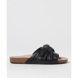 Jw Anderson Sandalo in pelle drappeggiata con fiocco Nero Taglia 38