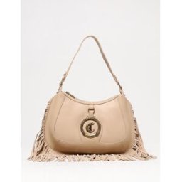 Just Cavalli Borsa in pelle sintetica con frange Beige Taglia OS