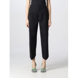 Bottega Veneta Pantalone in lana Nero Taglia 42
