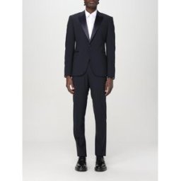 Emporio Armani Smoking in lana vergine Blue Navy Taglia 56