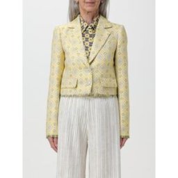 Liujo Blazer donna in tessuto jacquard Giallo Taglia 44