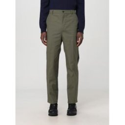 Valentino Pantalone in cotone stretch Oliva Taglia 48