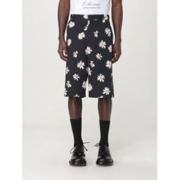 Moschino Pantaloncino in cotone stampato Nero Taglia 48