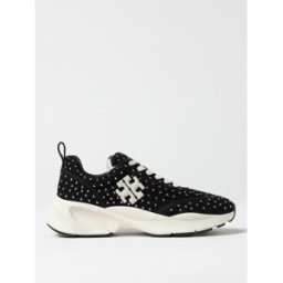 Tory Burch Sneakers in nabuk con borchie all over Nero Taglia 6½