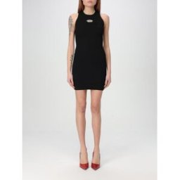 Diesel Abito mini in viscosa stretch Nero Taglia S