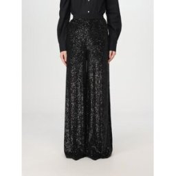 Lagerfeld Pantalone in tessuto paillettato Nero Taglia L