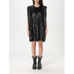 Golden Goose Abito in tessuto paillettato Nero Taglia 40
