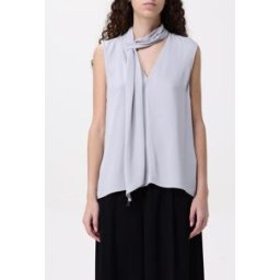 Patrizia Pepe Blusa in viscosa Grigio Taglia 46