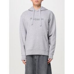 Jw Anderson Felpa con cappuccio e logo Grigio Taglia S