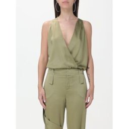 Blumarine Body in misto viscosa stretch Verde Taglia 40