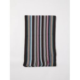 Paul Smith Sciarpa in lana merino con righe jacquard Grigio Taglia OS