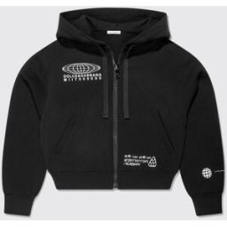 Dolce&Gabbana Felpa con cappuccio DGVIB3 Nero Taglia S