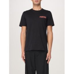 Marni T-shirt con logo in cotone Nero Taglia 52