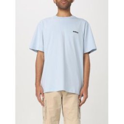 Barrow T-shirt in cotone con stampa teddy Blue Taglia S