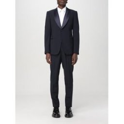 Emporio Armani Smoking in lana vergine Blue Navy Taglia 56