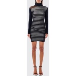 Jean Paul Gaultier Abito in misto viscosa Nero Taglia M