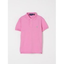 Ralph Lauren Polo in cotone basic con mini logo Rosa Taglia S