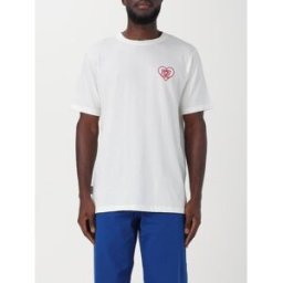 Family First T-shirt in cotone con ricamo Bianco Taglia L
